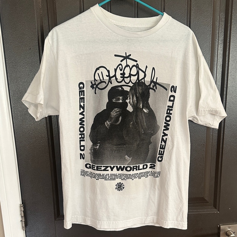 GeezyWorld 2 White Graphic Tee